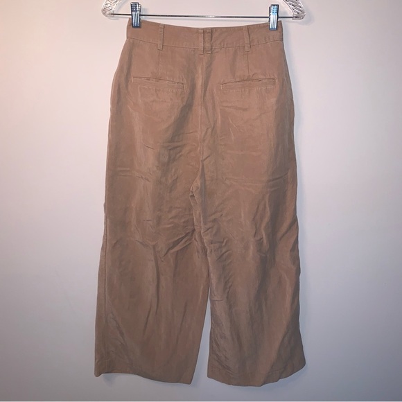 Rag & Bone Women’s Dark Khaki Ivy Culotte Cropped Pants 2 - Picture 5 of 11